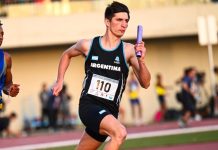 Buena labor de Arguindegui en el Sudamericano de Atletismo